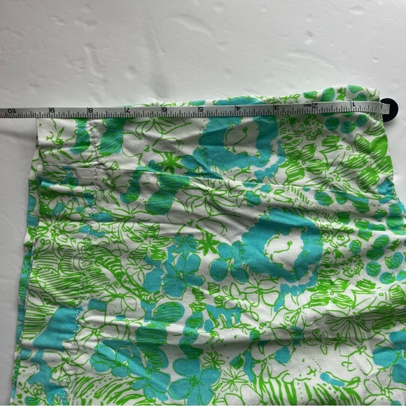 Lilly Pulitzer Mccallum Its A Zoo Green Blue Women's Chipper Shorts Size 4 - Picture 7 of 7